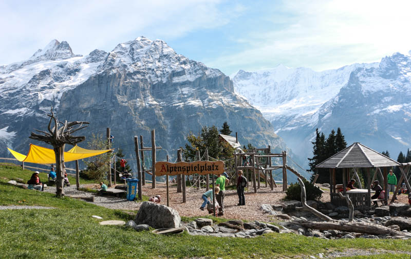 Playground at Grindelwald Bort gondola station