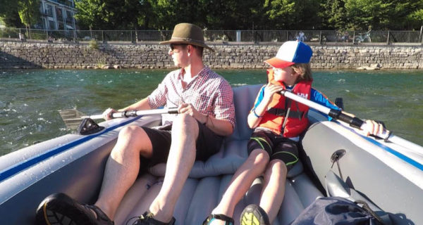 Float down Zurich Limmat River