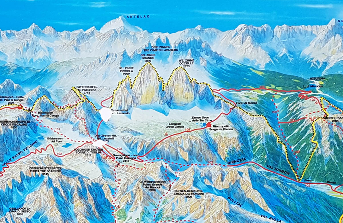 Dolomites Hiking Map A Quick Dirty Guide To Italy s Alta Via 1 The