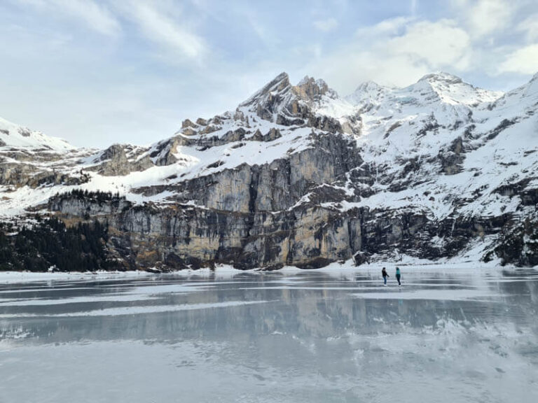 Oeschinensee Winter Hike Ice Walk
