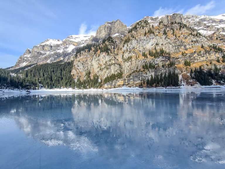 Oeschinensee Winter Hike Ice Walk